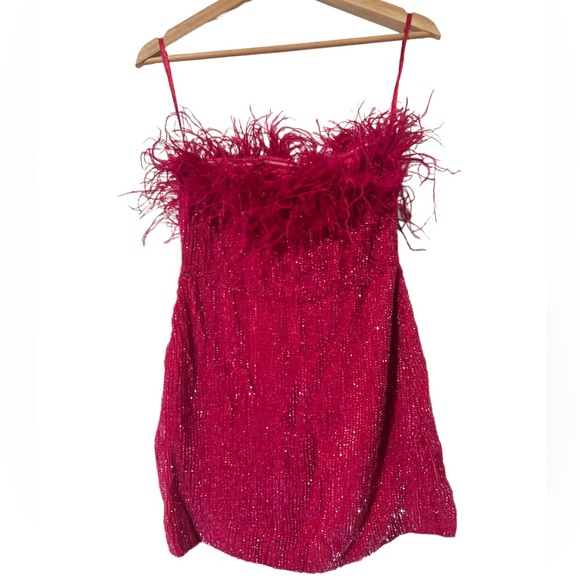 Retrofete Torin Dress in Fuchsia - Picture 5 of 7